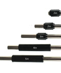 Six Pack Outside Micrometer Set 0 To 6 Inches With 0.0001 Inch Precision shown in various sizes, padded case included.
