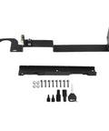 Ultimate Top Tier Heavy Duty Rear Toolbox Rack For Ford Ranger 2019 To 2021 Matte Black hardware kit with key and bolts.