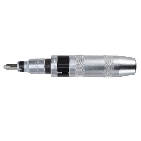 Heavy Hitter Manual Impact Driver Set Half Inch Square To Hex Reversible Wrench with a silver hex driver tool for stubborn screws.