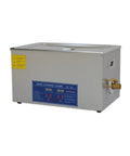 Heavy Duty 22 Gallon Ultrasonic Cleaner Featuring Digital Timer And Premium Stainless Steel Tank For Badass Deep Cleaning Of Jewelry Glasses Watches And Tools Slick Pro Setup Every Time, showing digital control panel and stainless tank.