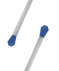 Top Notch Durable Rubber Practice Tips For Fencing Swords Pack Of 10 Blue Epee Tips That Fit Foil And Epee Blades Safe Training Gear