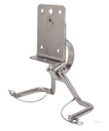 Storage Case Boat Snap Davits For Dinghy Lock System In 304 Stainless Steel Marine Hardware Beefy Heavy Duty Mounting Solution For Yachts And Inflatable Boats Secure Locking And Smooth Deployment, mounted open view
