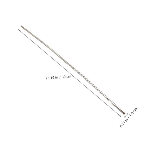 Pro Grade Portable Folding Umbrella Spring Replacement Featuring Slick Auto Pole Mechanism metal spring measuring 23.19in for canopies