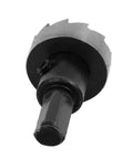 Durable HSS Spring Loaded Twist Drill Hole Saw Cutter Kit For 21.5mm Diameter, 64mm Length, visible drill bit detail