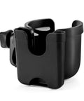 2 In 1 Stroller Cup Holder With Phone Mount Universal Cup Holder For Strollers Bikes Wheelchairs And More Keeps Drinks Secured