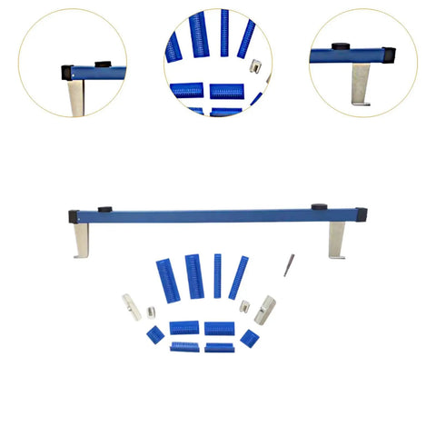Paintless Dent Repair Tool Kit for Cars Hail Damage Remover and Dents Puller with metal bar and plastic tabs visible