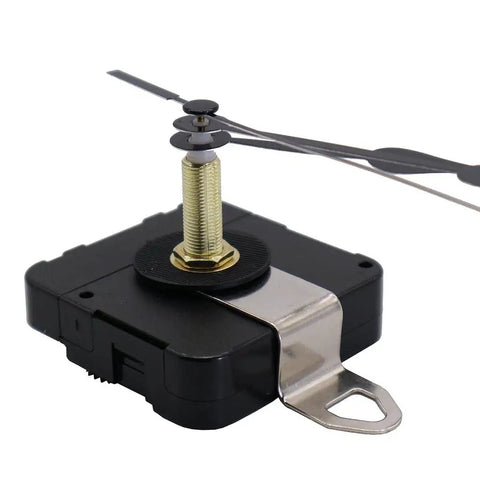 Replacement Jump Second Clock Movement HR1688-31 with 12mm hour shaft and 31mm total shaft length, side view of wall clock mechanism kit