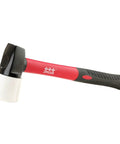 Fiberglass Handled Replacement Flooring Mallet For Flooring Nailers And Staplers with steel head and white rubber cap