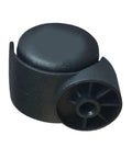 Caster Wheels, Plastic Replacement Caster Wheels, 50mm diameter, black polyurethane material for office chairs.