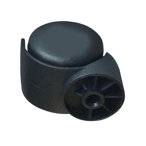 Caster Wheels, Plastic Replacement Caster Wheels, 50mm diameter, black polyurethane material for office chairs.