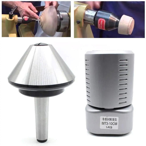 Bull Nose Live Center For Lathe MT3 Morse Taper 75 Degree Hollow Turning Alloy Steel Shaft