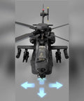 RC Helicopter Flybarless 6CH With Optical Flow Positioning And Brushless Motor Altitude Hold One Key Inverted Flight front view