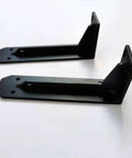 Built Tough Heavy Duty Wall Mount Brackets Rock Solid L Shaped Floating Supports Durable Steel on white background