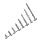 304 Stainless Steel Self Tapping Screws For Woodworking And Metal Projects, Flush Head For Tight Spaces, High Hardness And Corrosion Resistant