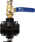 Dual Port Outlet Kit With Shutoff For Three Quarters Inch Maxline System, Nylon Molded Block, One Half Inch Female NPT Ports