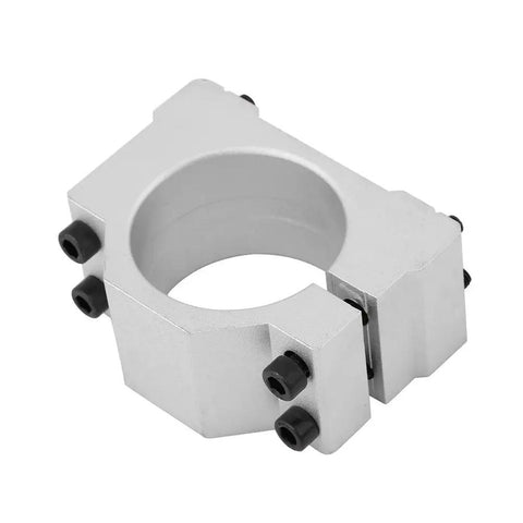 Durable 65mm Strong Cast Aluminum Spindle Motor Bracket Clamp With Smooth Finish For CNC Engraving Machine mount detail