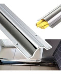 Extra Large 3.3ft Stainless Steel Cable Duct For Wall And Floor Heavy Duty Cable Management Cover And Waterproof Wire Trunking