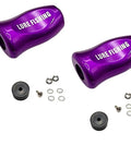 Upgrade Your Baitcasting Reel With These Ultra Light Abs Purple Knobs, Smooth Casting Handles For Fast Retrieval And Easy Adaptation To Most Carbon Rocker Rods For Serious Fishing Action Today. Purple ABS reel knobs, 15mm top and 7mm bottom, with hardware