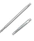 Must Have 14mm Back Tap Spark Plug Thread Repair Tool M14x1.25 Thread Chase Tap Kit, two sizes, silver steel construction