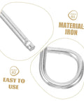 Close-up of iron Fire Extinguisher Pull Pins Kit 20 Replacement Safety Lock Pins For Multiple Models Durable No Fuss Easy To Use