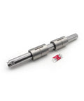 Ball Spline With Shaft For CNC Machines, 3D Printers, Guide Rails And Stepper Motors, Aluminum Alloy Body, front view