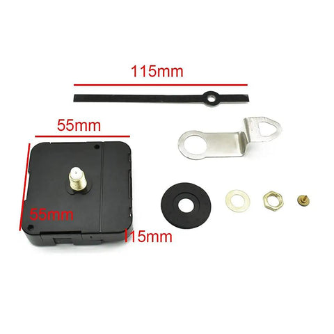 55mm Diy Quartz Wall Clock Movement Replacement Kit With 115mm Hands for Easy Diy Clock Repairs and Custom Projects parts