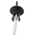 Universal Spare Tire Hold Down Bolt And Retainer Clamp For Cars And Trucks, Durable Metal Construction, shown in black