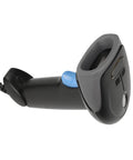 Rugged Handheld Barcode Scanner Reads 1D 2D And QR Codes With ABS Body IP54 dust protected, grayscale sensor close-up view