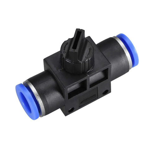 No Fuss 12Mm Od Pneumatic Air Flow Control Valve Featuring Plug And Play Push Connect Fitting Union Straight Design Easy Tweak Rotary Dial For Smooth Airline Performance 2 Pack Bundle