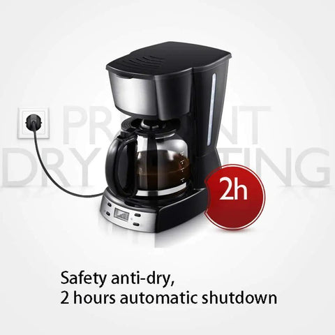 Fuel Your Daily Grind With This Fully Automatic Coffee Maker And Espresso Machine Featuring An Integrated Bean To Cup Grinder Programmable One Touch Drip System For Home, 12-cup brewer with automatic shutdown.