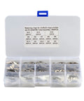 E Shaped Snap Ring Kit With 400 Piece Stainless Steel Retaining Rings Set M1.5 To M15 Heavy Duty Wear Resistant