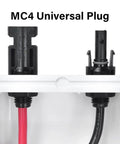 Weatherproof Solar Cable Entry Gland With ABS Shell IP68 UV Resistant Dual Cable Entry Housing 10AWG Wire close-up