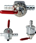 Beast Two Way Inline Fuel Cutoff Valve With One Quarter Inch Barb Fittings And Filter Kit for Scag Lawn Boy Toro Husqvarna Poulan