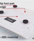 Hassle Free Heavy Duty Electronic Counting Scale For Quick Parts Inventory Sorting 3kg Capacity with ABS material, non-slip foot pads, and switch.