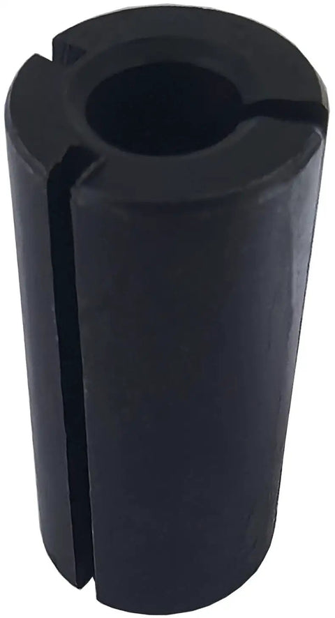 Close-up view of a 1/2-3/8 reducer sleeve from the Router Collet And Nut Set With Reducer Sleeves 6 Piece Kit Includes 1/4 Inch 1/2 Inch And 12 mm Collets 1/2-3/8 Reducer 12.7-6Mm And 12.7-8Mm Adapters Built For DIYers And Pros Fits Popular Router Models.