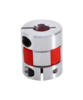 Flexible Plum Shaft Coupling With 8mm And 10mm Bore, High Strength Aluminum, Lubrication Free, Easy Fit For CNC Stepper Motors And Encoders