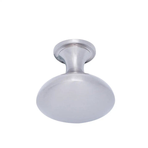 Round Cabinet Knob 1.18-Inch Satin Nickel 10 Pack With 1-Inch And 1.5-Inch Mounting Screws Fits Most Cabinets Easy DIY Upgrade Durable Metal