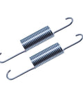 Heavy Duty Recliner Tension Springs Two Pack Four Inch Five Eighth Replacement Hardware For Couch And Sofa Mechanism Repair Rock Solid Parts That Snap Straight Into Place Silver Steel Coil on a white background.