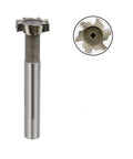 Top Tier Hss T Slot Cutter End Mill Router Bit With 4 Flutes For Cutting Aluminum Alloy Wood And Steel In 10 To 32 mm Sizes, showing a detailed top view.