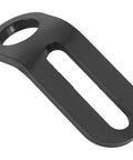 Heavy Duty Steel Heim Joint Support Bracket, angled mount for custom steering rigs, black steel, precision alignment.