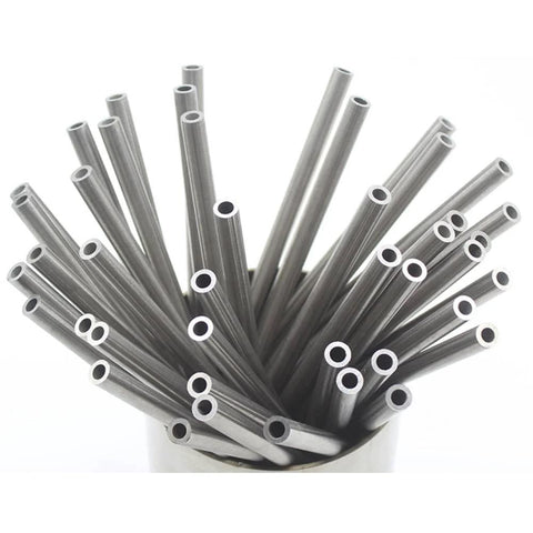 Bilaida 304 stainless steel tubing, 12.5mm OD x 1.5mm wall, 440mm long; bundle of silver tubes