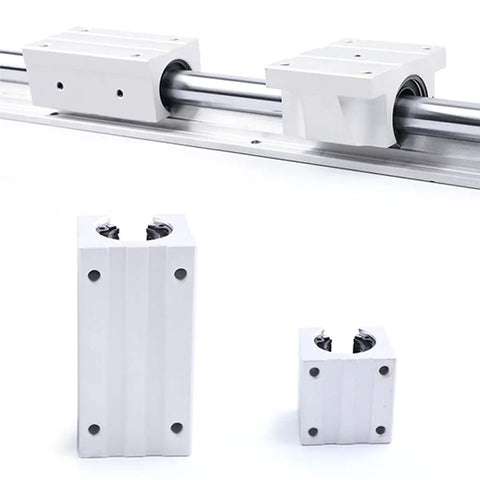 Rock Solid SBR10 Sliding Block Linear Bearing Kit With 32mm ID, 36mm OD, 33mm Length on rail for Prusa I3 DIY builds