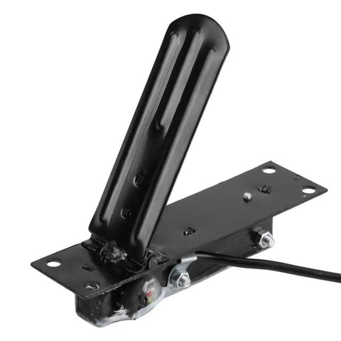 250W 24V Electric Foot Accelerator Pedal With Anti Slip Surface For Scooter Mini Bike And Go Kart Durable Iron Construction Black Finish
