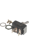 Heavy Duty Toggle Switch 25A 120-250V OEM Replacement Part 18602-0083 for Commercial Foodservice Equipment, close-up with terminals