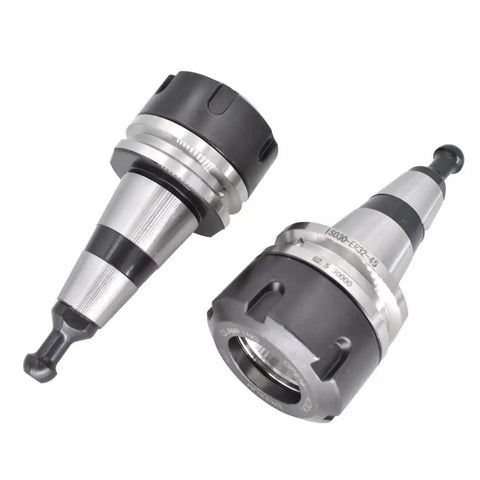 High Performance Iso30 Er32 Collet Chuck With 45L Taper And Pull Stud, precision CNC tool holder for woodworking.