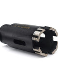 Close-up of 1-3/8 Inch Dry Diamond Core Drill Bit with 5/8-11 Thread for Granite and Masonry, Vacuum Brazed Side Protection