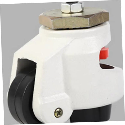 Tough As Nails 3 Inch Swivel Casters Set Adjustable Leveling Wheels showing durable nylon roller with adjustable mount.