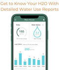 Smart Home Water Monitor And Leak Detector With WiFi Connectivity, Real Time Usage Tracking, Alerts, No Fuss Setup, And Broad Compatibility With Most Residential Water Meters For Android And iOS on phone screen