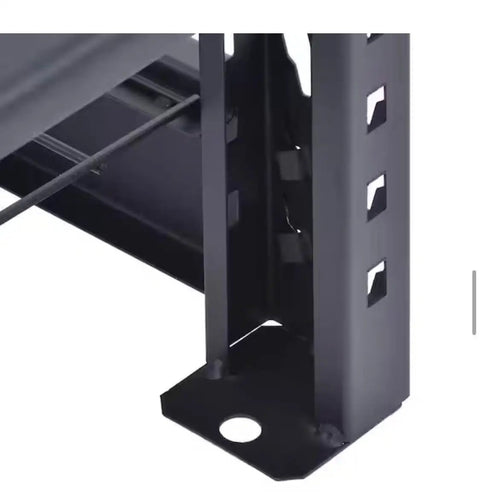 Industrial Steel Garage Shelving Unit Featuring Heavy Duty Metal Storage Rack With Adjustable Tier Layout For Badass Workshop Organization And Insanely Heavy Load Support