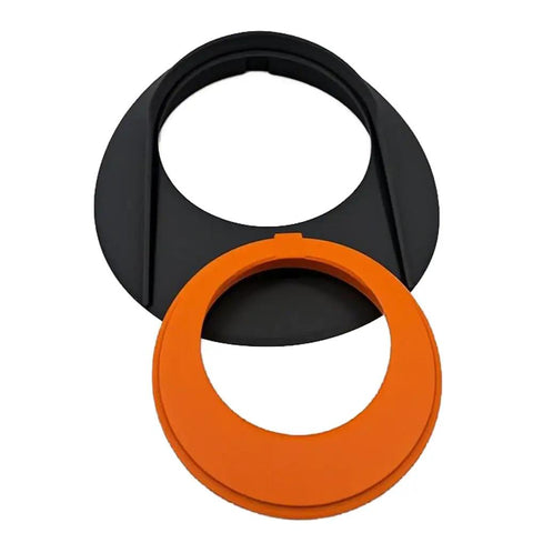 Silicone Golf Putting Green Practice Hole Cup For Indoor And Backyard Use Durable Flexible Cup with orange inner ring